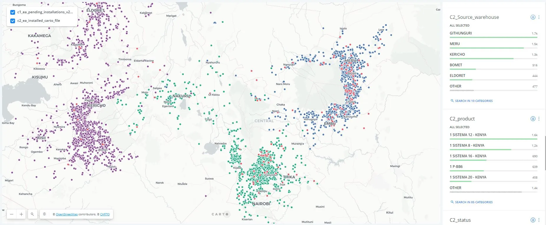 Kenya Operation Planning Map