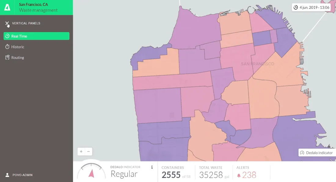 Screenshot of Dedalo Cities