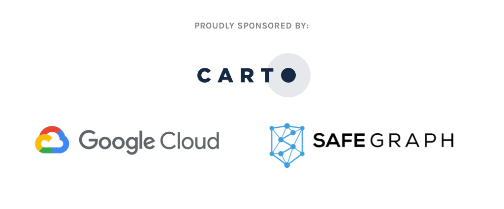 Graphic displaying sponsors of #SDSC21