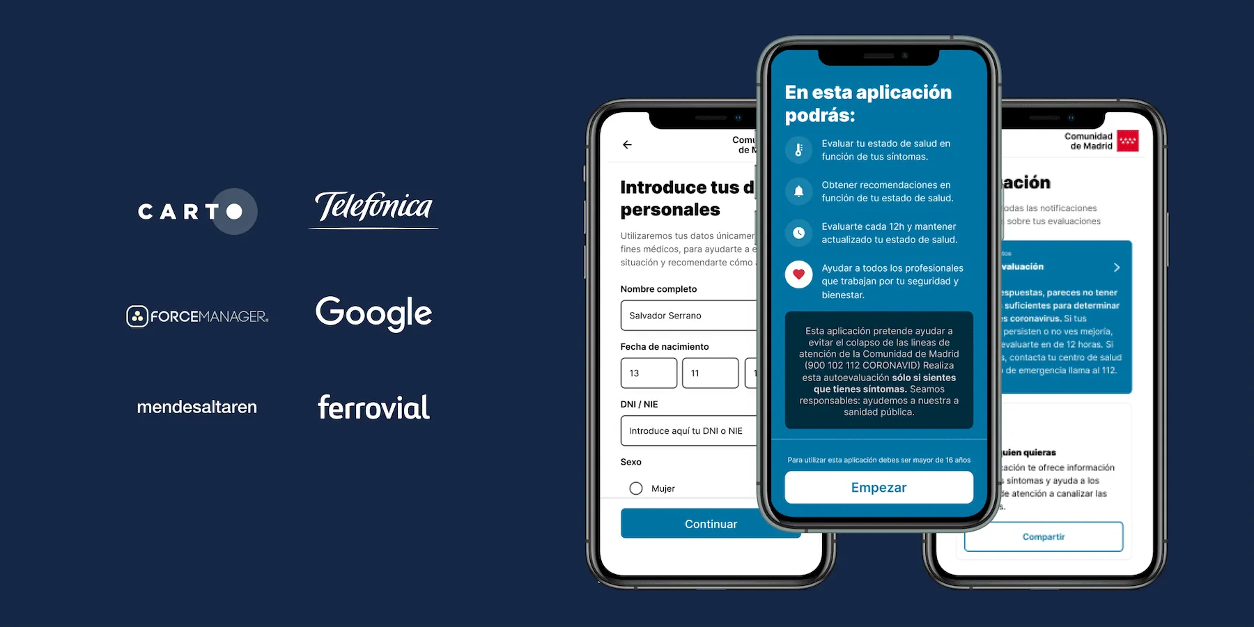CARTO collaborates on 'AsistenciaCovid19' App against Coronavirus
