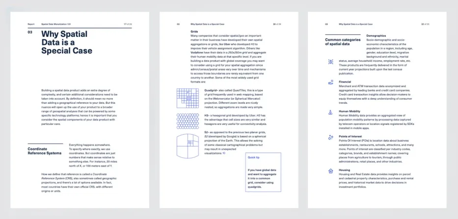 Graphic showing a preview of the section Why Spatial Data is a Special Case