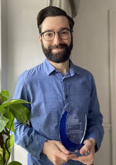 Dani Arribas-Bel Spatial Data Scientist of the Year 2020