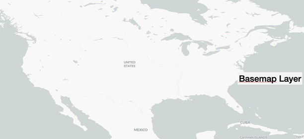 Graphic showing Data & Basemap layers