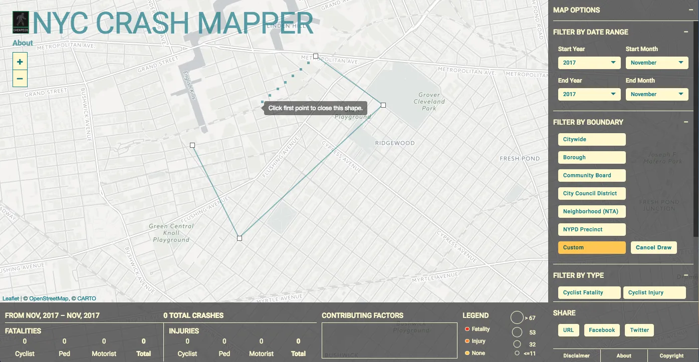 NYC Crash Mapper