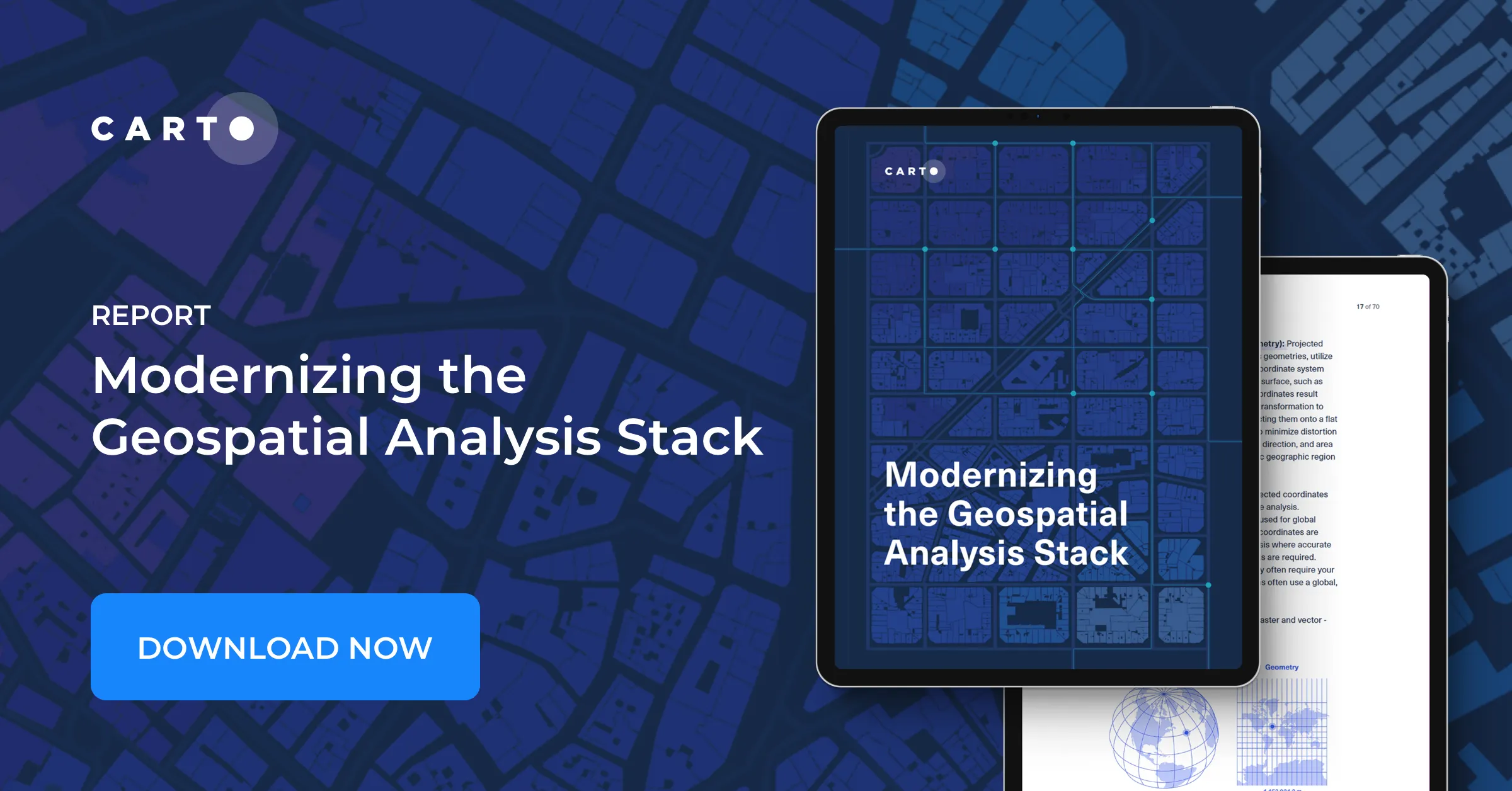Modernizing the Geospatial Analysis Stack report - get your copy!