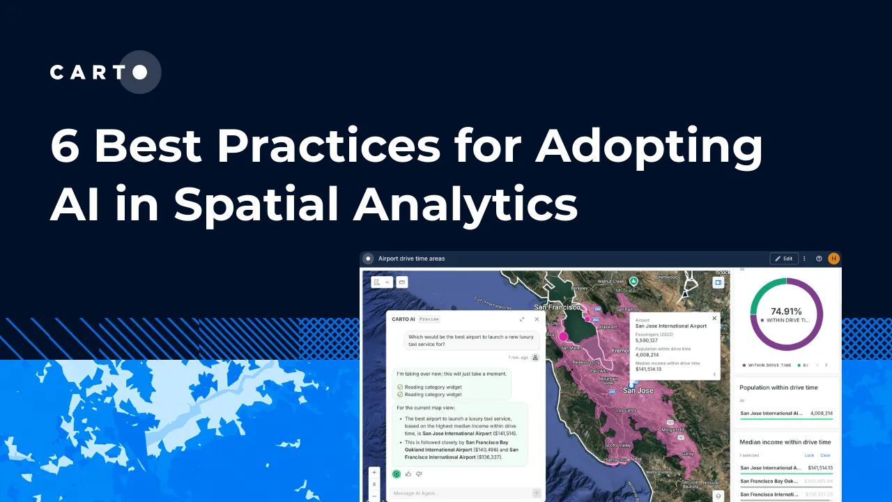 6 best practices for adopting AI in Spatial Analytics
