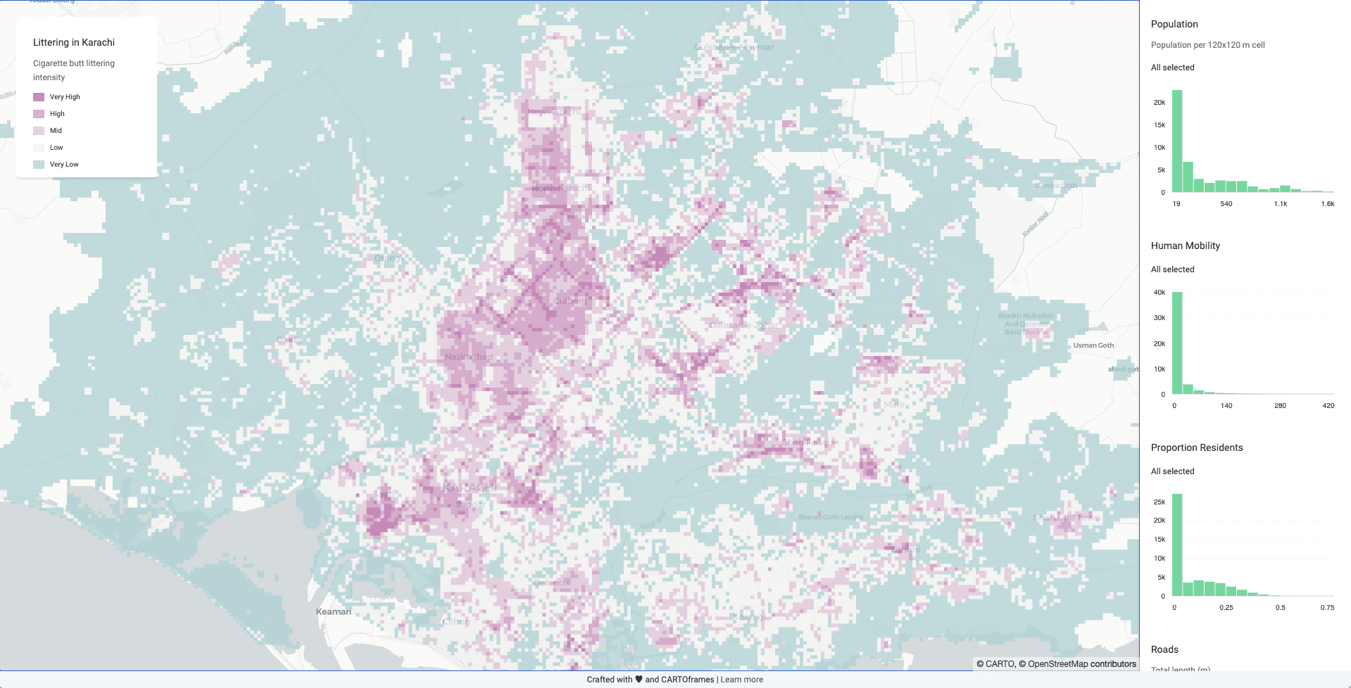 Screenshot of Our World Is Not an Ashtray platform