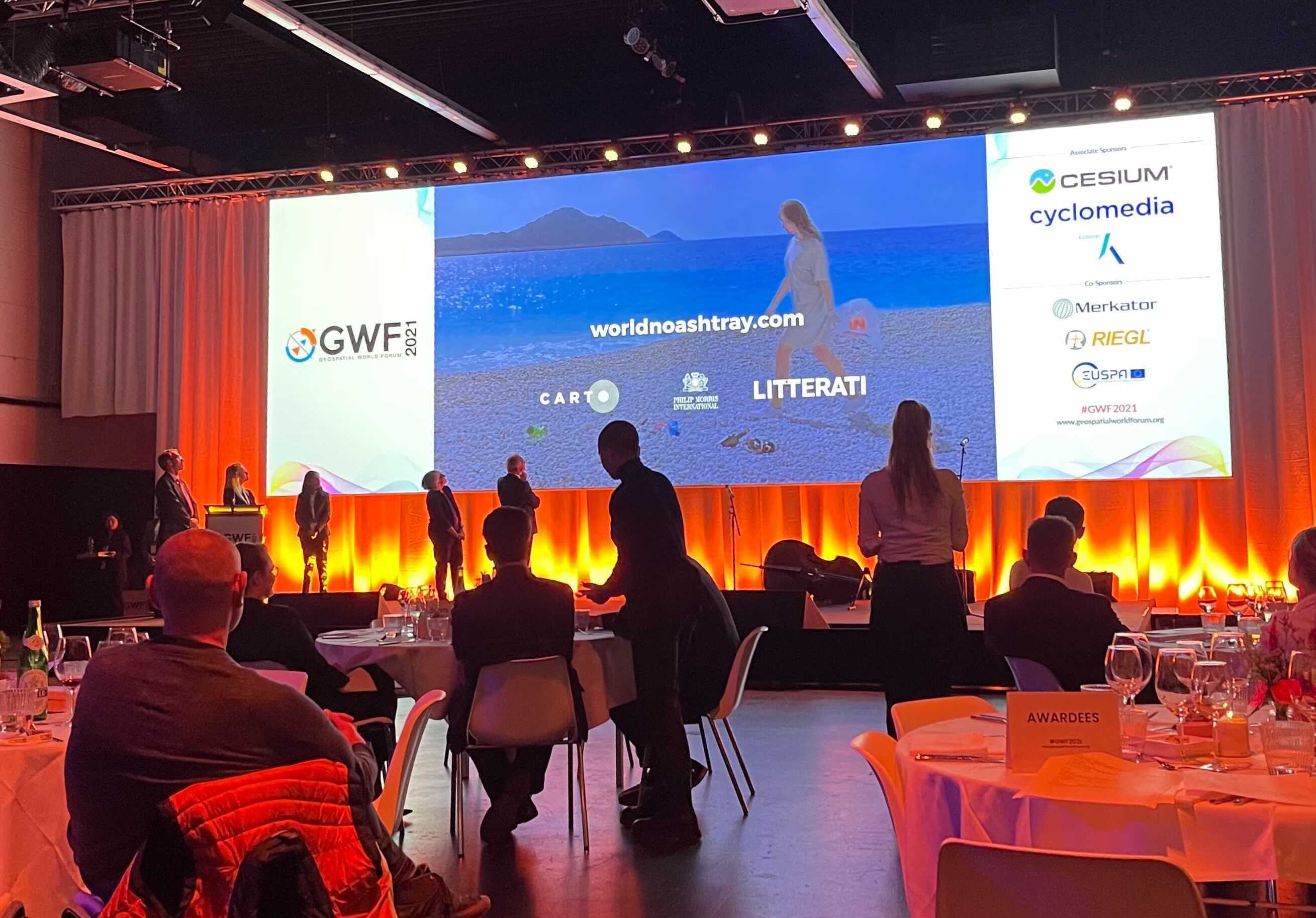 Photograph taken at the Geospatial World Awards 2021