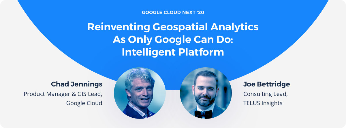 Photograph of speakers at Google Cloud Next