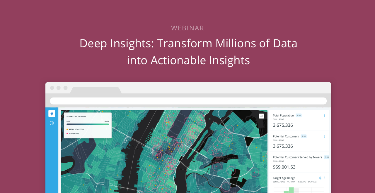 CartoDB's Deep Insights