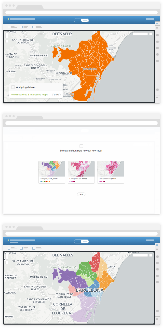 One-Click mapping example