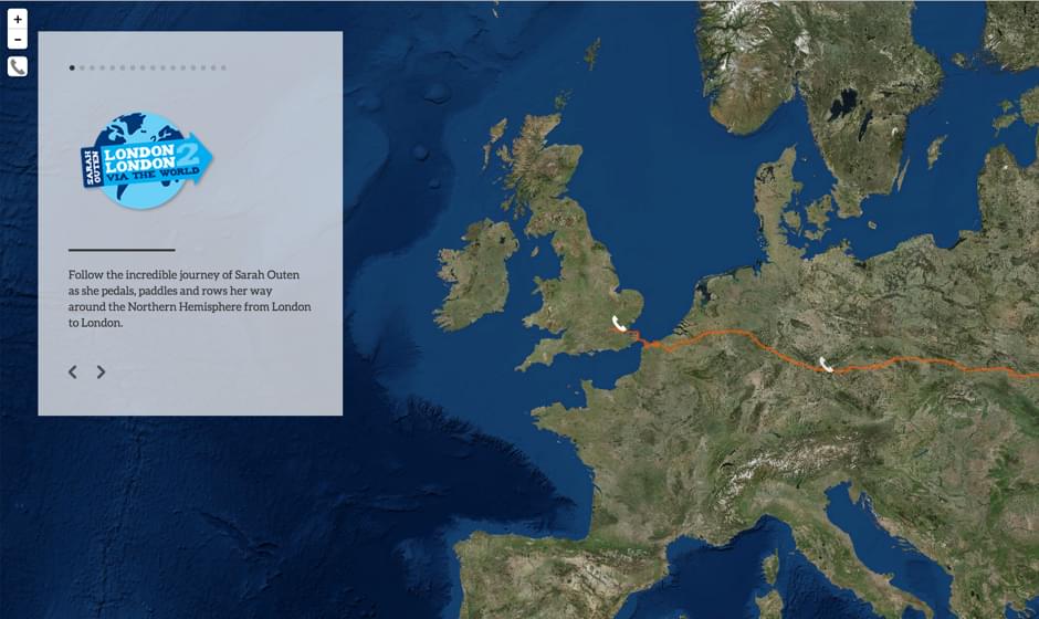 Follow the incredible journey of Sarah Outen