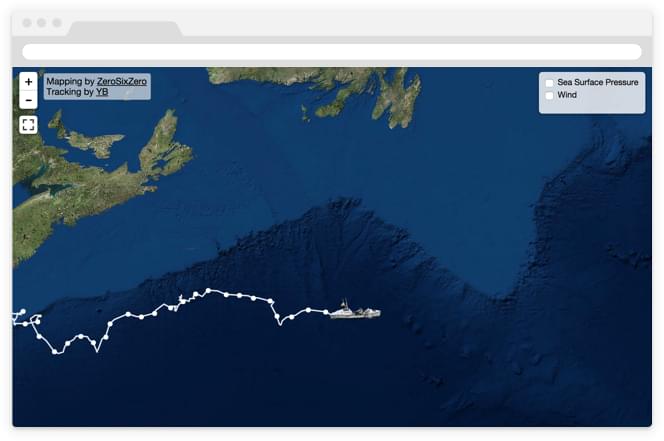 Live tracking with data overlays