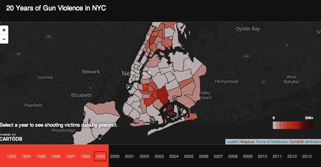 map of nyc gun violence