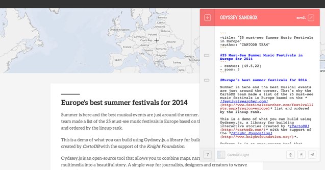 odyssey js sandbox example