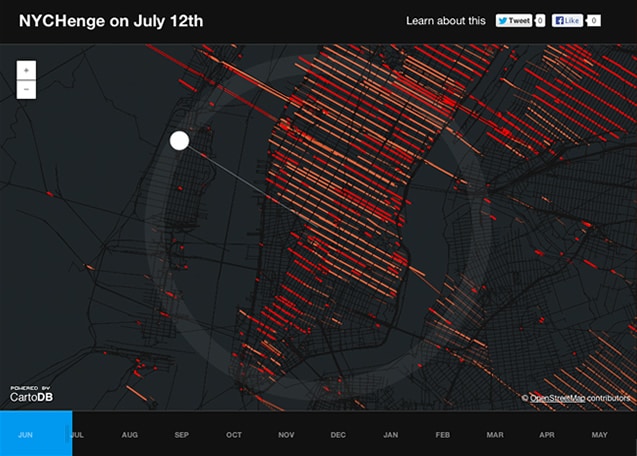 NYC Henge map demo